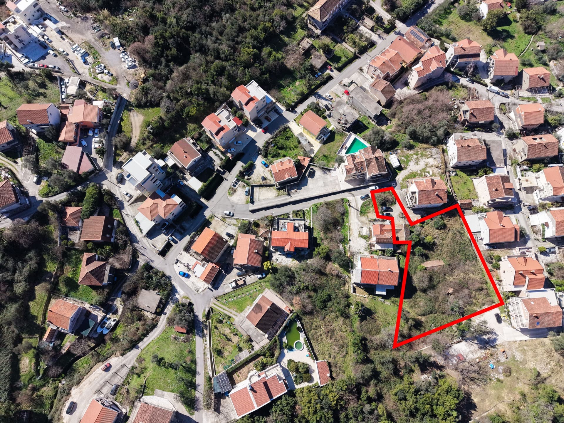 Земельный участок в Тиват №2578