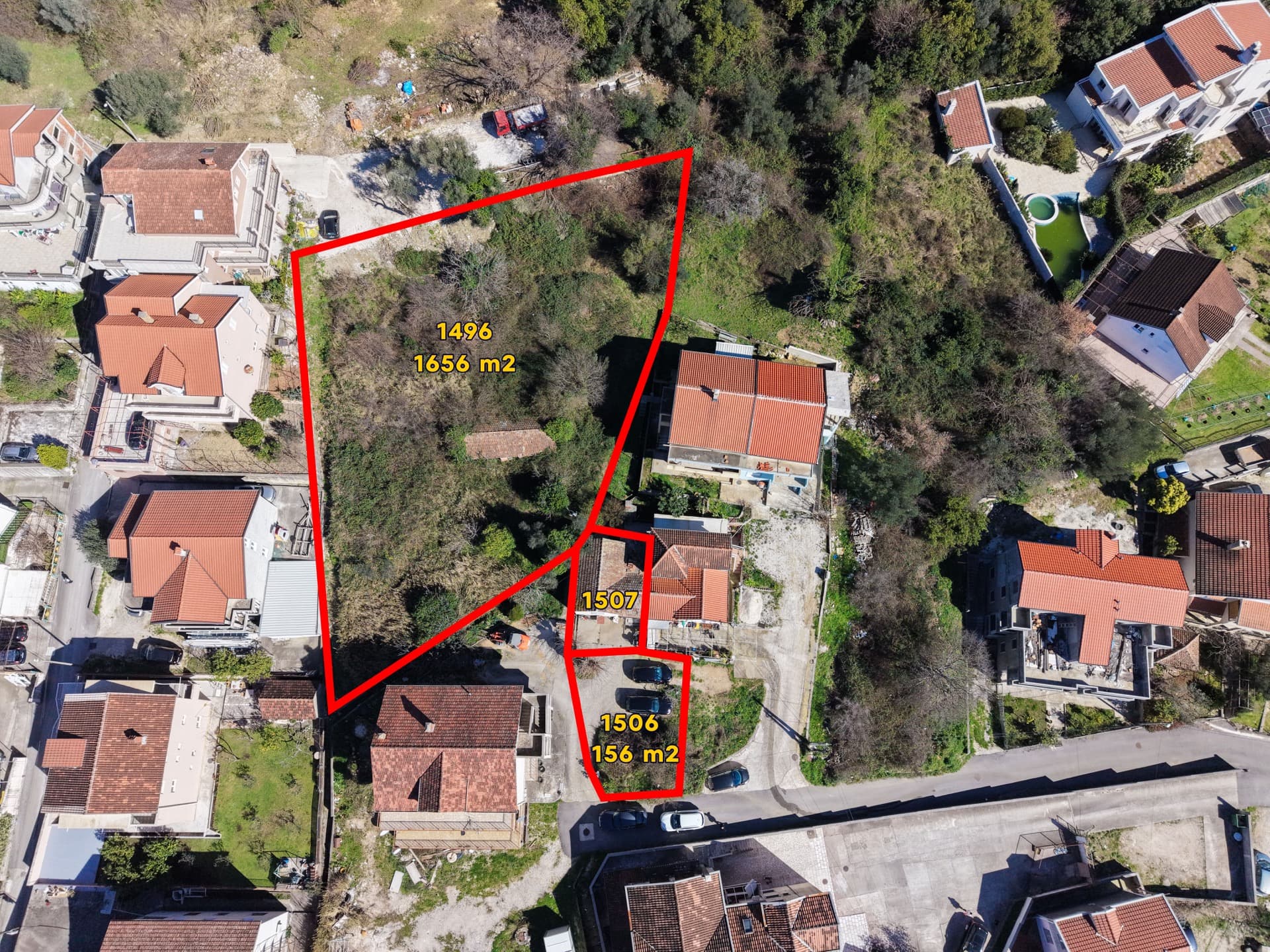 Земельный участок в Тиват №2578